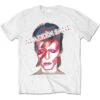 DAVID BOWIE UNISEX TEE: ALADDIN SANE -Faders Music Store david bowie unisex tee aladdin sane rock off trade 861257