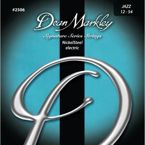 Dean Markley Jazz Signature Series Electric Guitar Strings - 12-54, Nickel Steel 1 Dean Markley Jazz Signature Series Electric Guitar Strings - 12-54, Nickel Steel