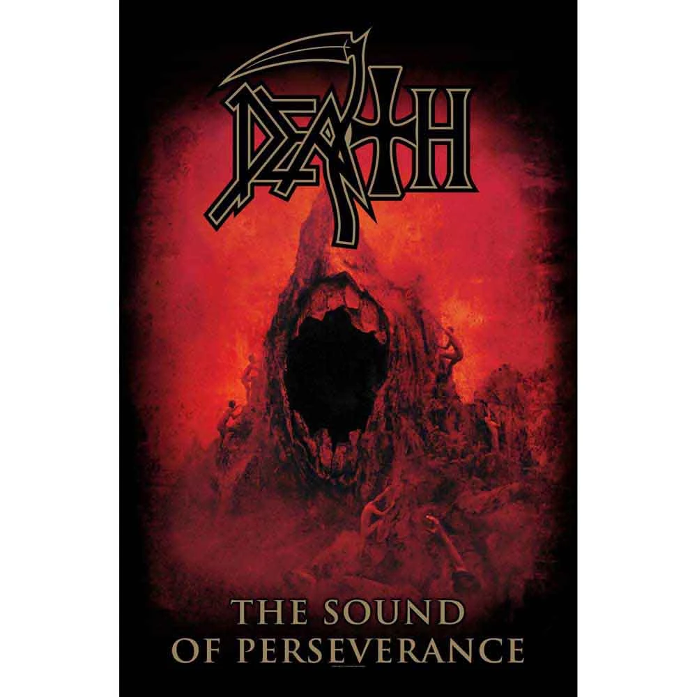 Death Textile Poster Sound Of Perseverance 1 Death Textile Poster Sound Of Perseverance