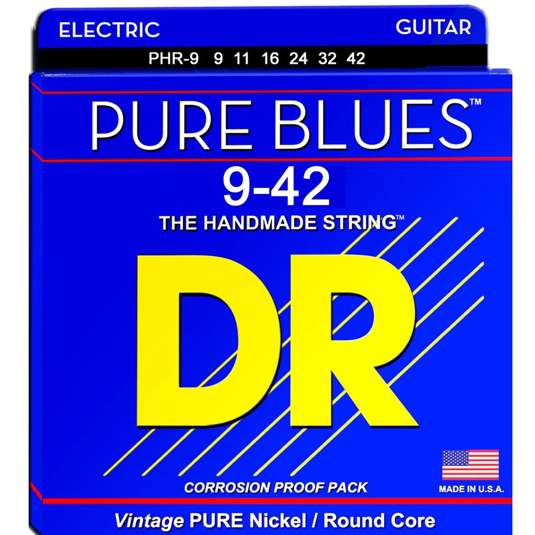 DR Strings Pure Blues Electric Guitar Strings 1 DR Strings Pure Blues Electric Guitar Strings