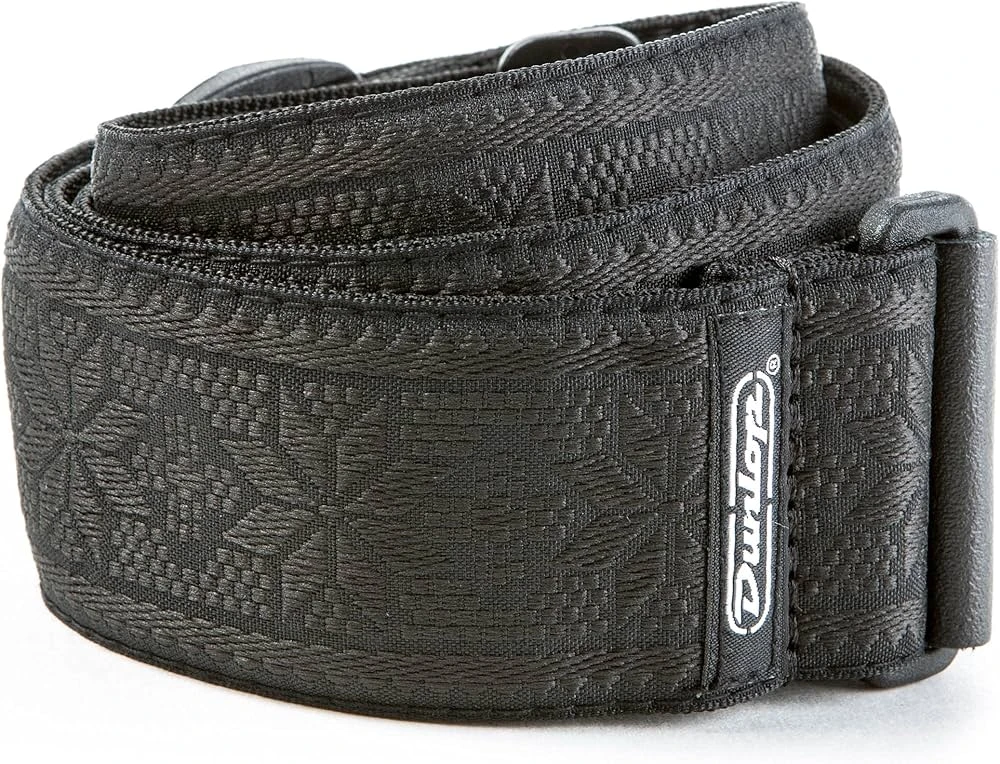 Dunlop Filmore Guitar Strap - Black 1 Dunlop Filmore Guitar Strap - Black