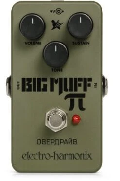 EHX Green Russian Big Muff Distortion / Sustainer