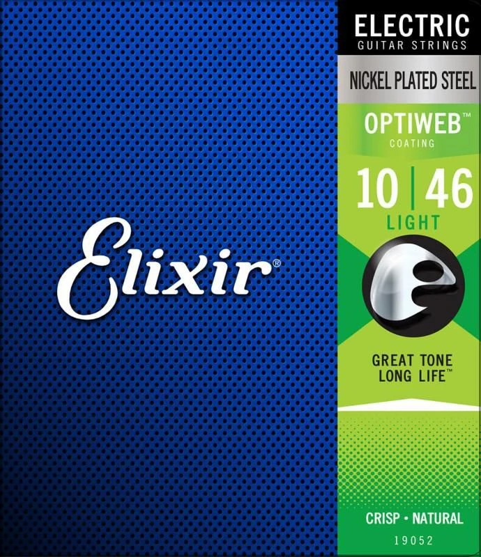 ELIXIR Electric Nickel Plated Steel W/ Optiweb Coating 2 ELIXIR Electric Nickel Plated Steel W/ Optiweb Coating - Image 2
