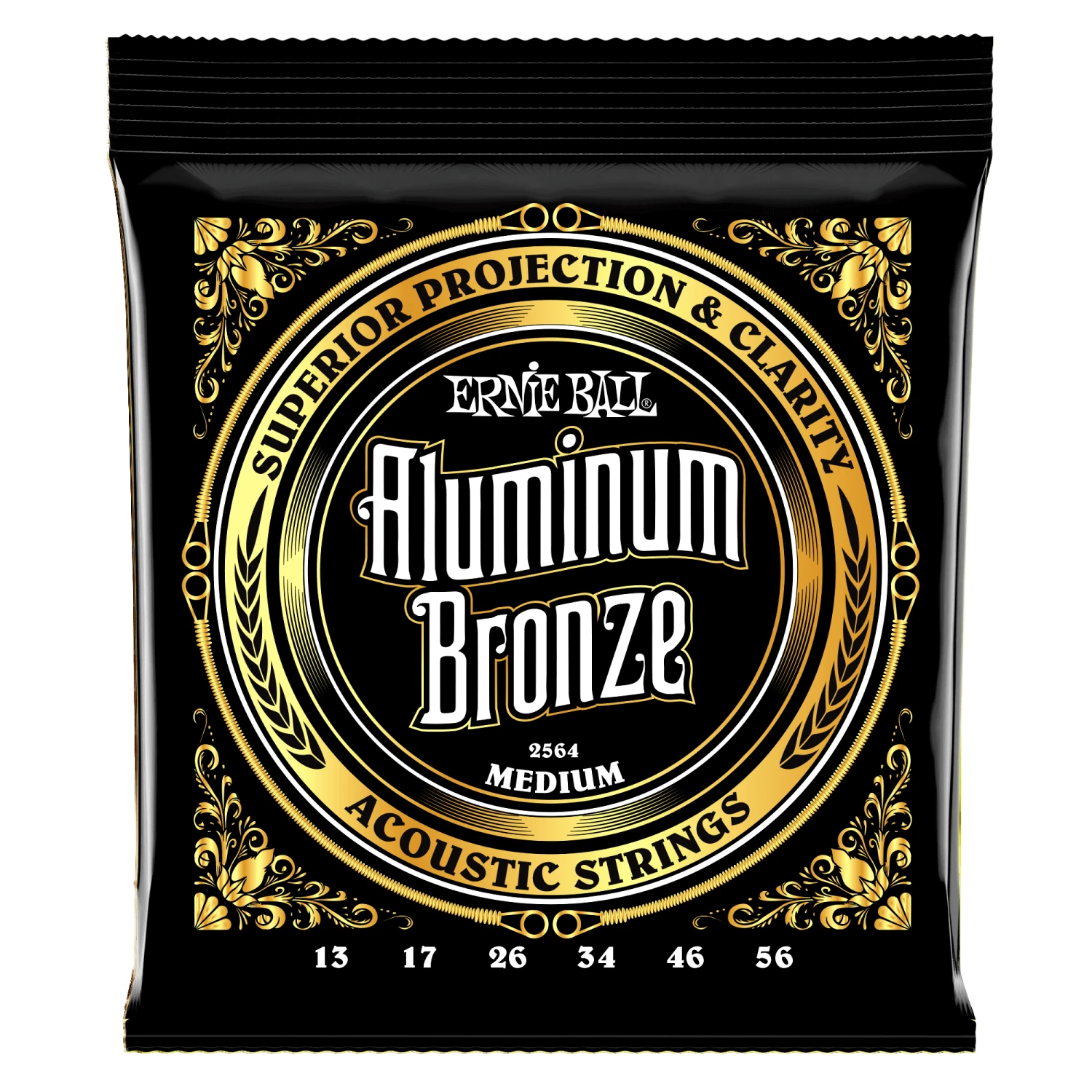 Ernie Ball Aluminum Bronze Acoustic Strings - Medium 1 Ernie Ball Aluminum Bronze Acoustic Strings - Medium