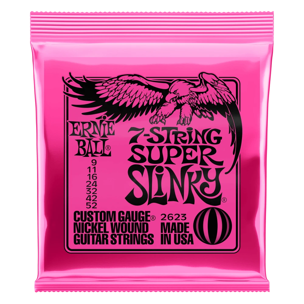 Ernie Ball Slinky Electric Guitar Strings 7 String 1 Ernie Ball Slinky Electric Guitar Strings 7 String