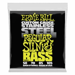Ernie Ball Slinky Stainless Steel Bass Strings 5 Ernie Ball Slinky Stainless Steel Bass Strings -Faders Music Store ernie ball slinky stainless steel bass strings yorkville 119048