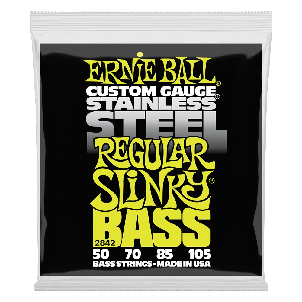 Ernie Ball Slinky Stainless Steel Bass Strings 3 Ernie Ball Slinky Stainless Steel Bass Strings - Image 3