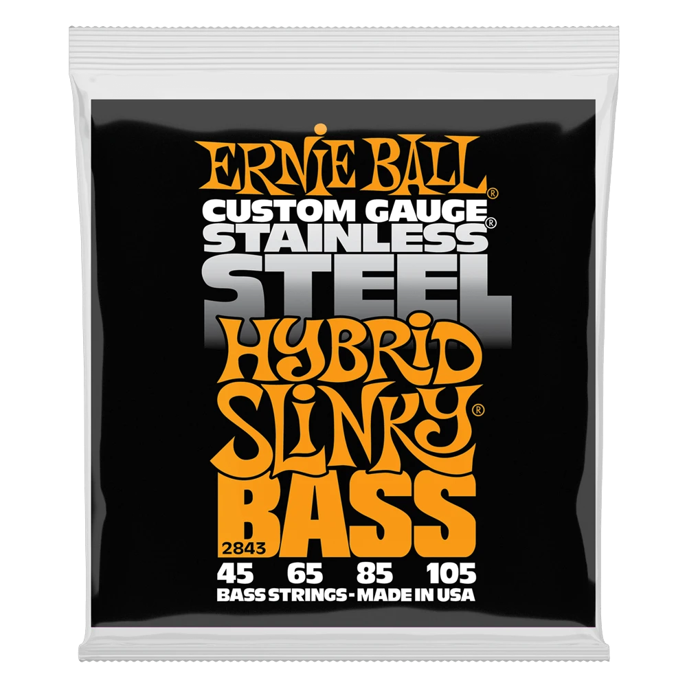 Ernie Ball Slinky Stainless Steel Bass Strings 2 Ernie Ball Slinky Stainless Steel Bass Strings - Image 2