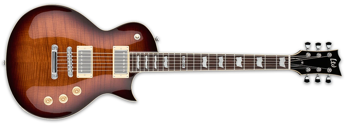 ESP/Ltd EC-256FM Dark Brown Sunburst 1 ESP/Ltd EC-256FM Dark Brown Sunburst
