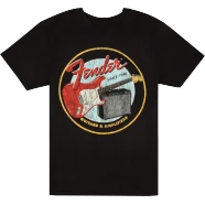 Fender® 1946 Guitars & Amplifiers T-Shirt, Vintage Black L