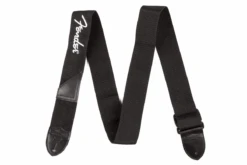 Fender® 2" Black Poly Strap W/ White Fender® Logo