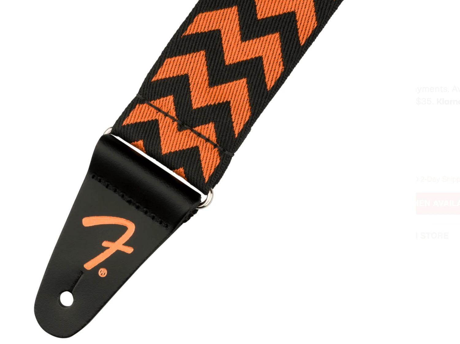 Fender® 2" Chevron Strap, Autumn 2 Fender® 2" Chevron Strap, Autumn - Image 2