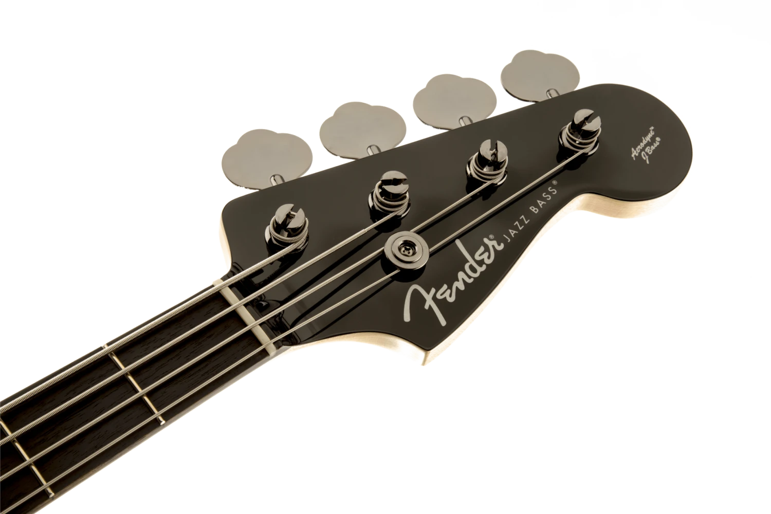 Fender Aerodyne® Jazz Bass®, Rosewood Stained Fingerboard, Black, No Pickguard 4 Fender Aerodyne® Jazz Bass®, Rosewood Stained Fingerboard, Black, No Pickguard - Image 4