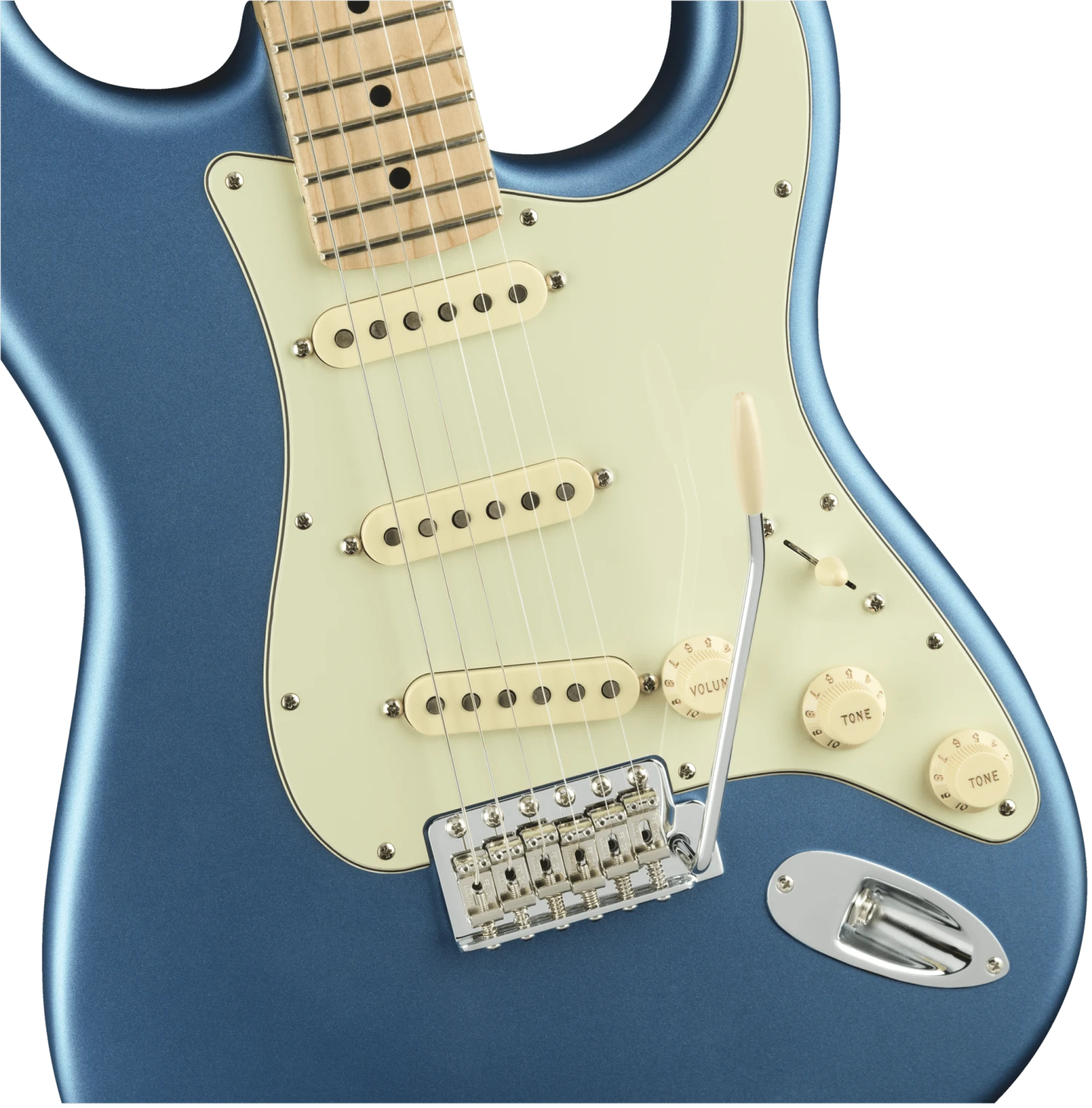 Fender American Performer Stratocaster®, Maple Fingerboard, Satin Lake Placid Blue 3 Fender American Performer Stratocaster®, Maple Fingerboard, Satin Lake Placid Blue - Image 3