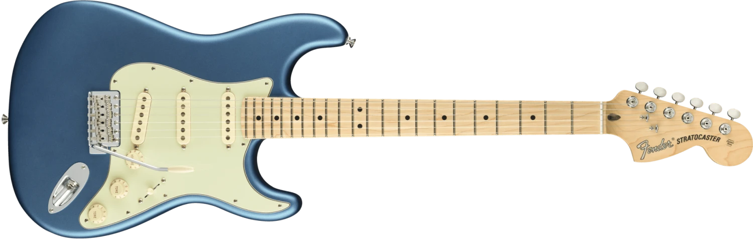 Fender American Performer Stratocaster®, Maple Fingerboard, Satin Lake Placid Blue 1 Fender American Performer Stratocaster®, Maple Fingerboard, Satin Lake Placid Blue