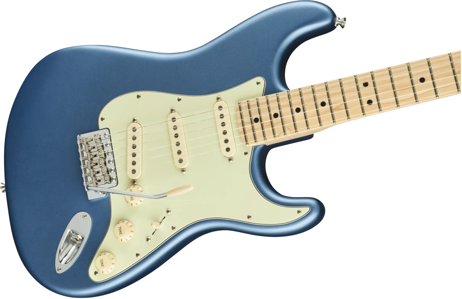 Fender American Performer Stratocaster®, Maple Fingerboard, Satin Lake Placid Blue 4 Fender American Performer Stratocaster®, Maple Fingerboard, Satin Lake Placid Blue - Image 4