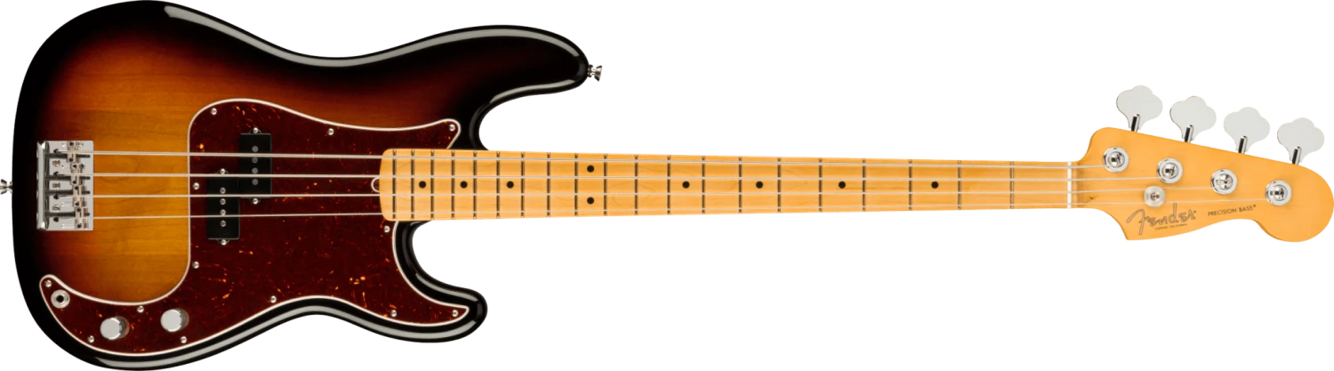 Fender American Professional II Precision Bass®, Maple Fingerboard, 3-Color Sunburst 1 Fender American Professional II Precision Bass®, Maple Fingerboard, 3-Color Sunburst