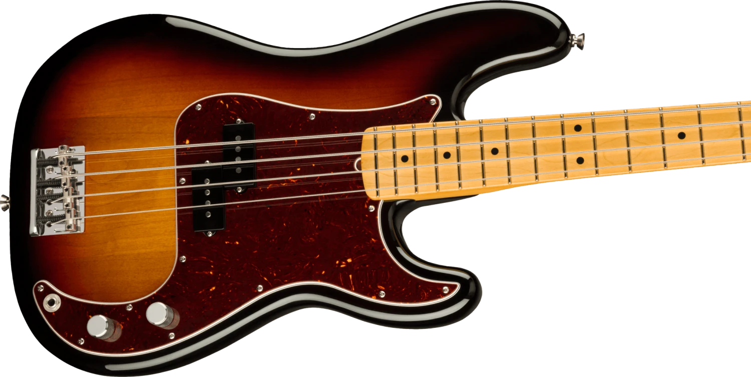 Fender American Professional II Precision Bass®, Maple Fingerboard, 3-Color Sunburst 3 Fender American Professional II Precision Bass®, Maple Fingerboard, 3-Color Sunburst - Image 3