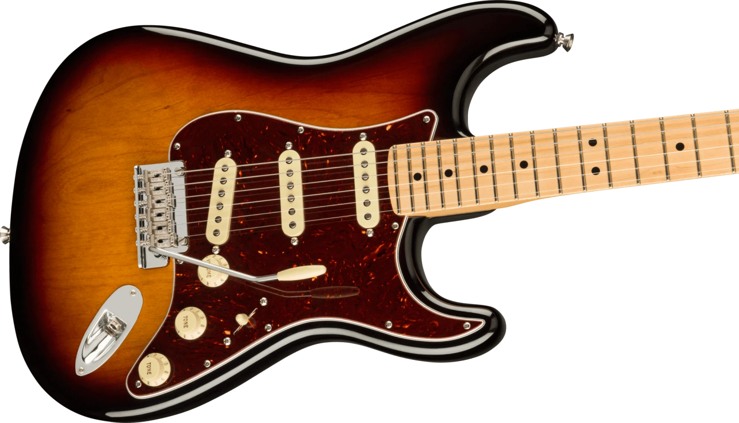 Fender American Professional II Stratocaster®, Maple Fingerboard, 3-Color Sunburst 3 Fender American Professional II Stratocaster®, Maple Fingerboard, 3-Color Sunburst - Image 3