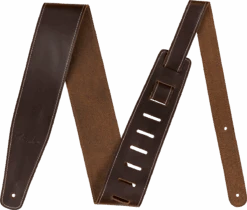 Fender® Broken-In Leather Strap, Brown 2.5"