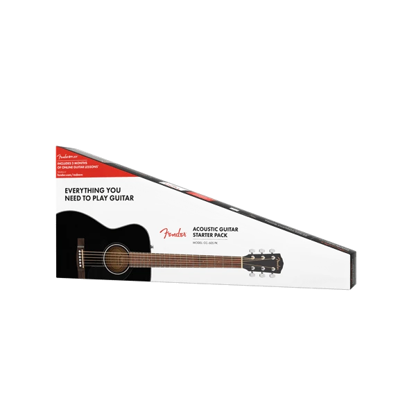Fender CC-60S Concert Acoustic Guitar Pack, Black 3 Fender CC-60S Concert Acoustic Guitar Pack, Black - Image 3