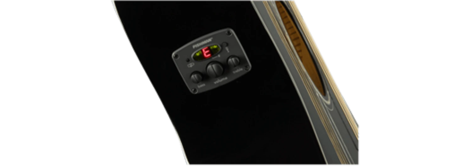 Fender CC-60SCE Concert, Walnut Fingerboard, Black 6 Fender CC-60SCE Concert, Walnut Fingerboard, Black - Image 6