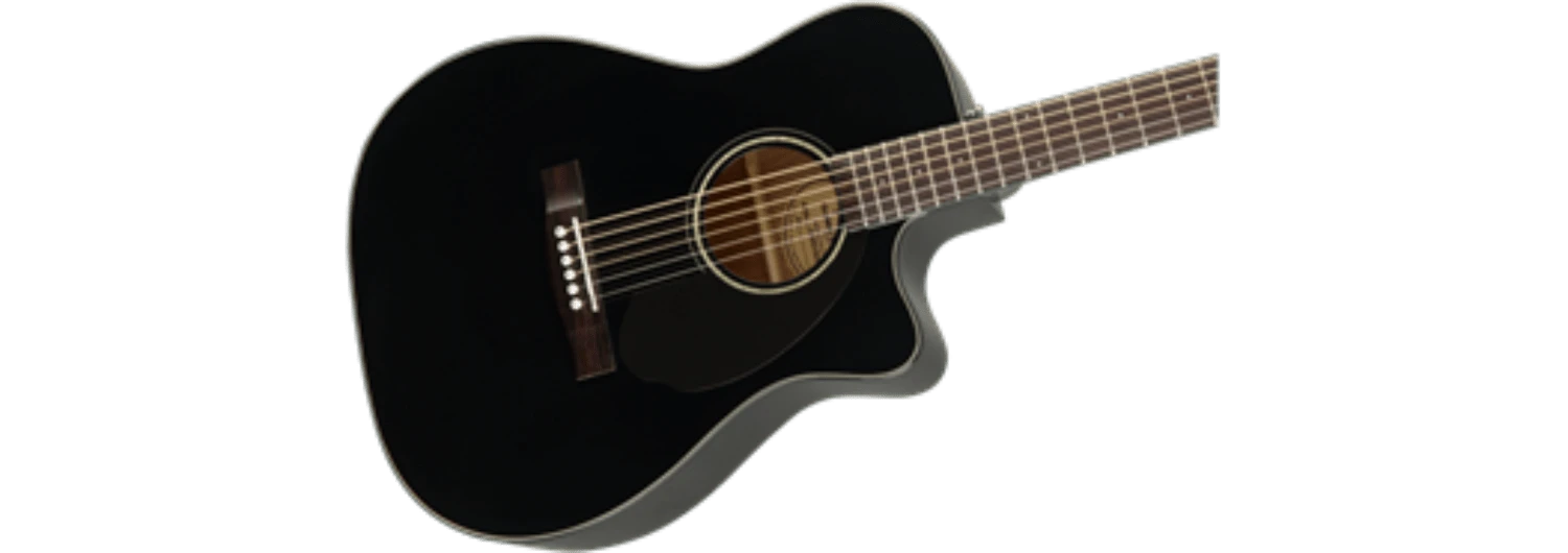 Fender CC-60SCE Concert, Walnut Fingerboard, Black 3 Fender CC-60SCE Concert, Walnut Fingerboard, Black - Image 3