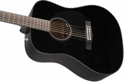 Fender CD-60 Dreadnought V3 W/Case, Walnut Fingerboard, Black -Faders Music Store fender cd 60 dreadnought v3 wcase walnut fingerboard black fmic 996121