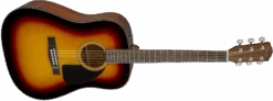 Fender CD-60 Dreadnought V3 W/Case, Walnut Fingerboard, Sunburst -Faders Music Store fender cd 60 dreadnought v3 wcase walnut fingerboard sunburst fmic 991676