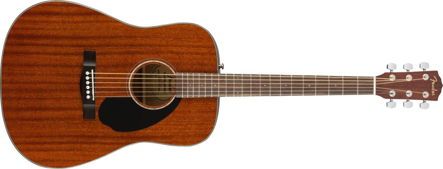 Fender CD-60S Dreadnought, Walnut Fingerboard, All-Mahogany 1 Fender CD-60S Dreadnought, Walnut Fingerboard, All-Mahogany