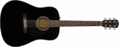 Fender CD-60S Dreadnought, Walnut Fingerboard, Black