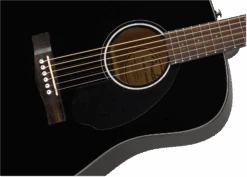 Fender CD-60S Dreadnought, Walnut Fingerboard, Black -Faders Music Store fender cd 60s dreadnought walnut fingerboard black fmic 561413