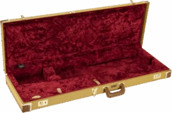 Fender Classic Series Wood Case - Strat®/Tele®, Tweed 6 Fender Classic Series Wood Case - Strat®/Tele®, Tweed -Faders Music Store fender classic series wood case strattele tweed fmic 923956