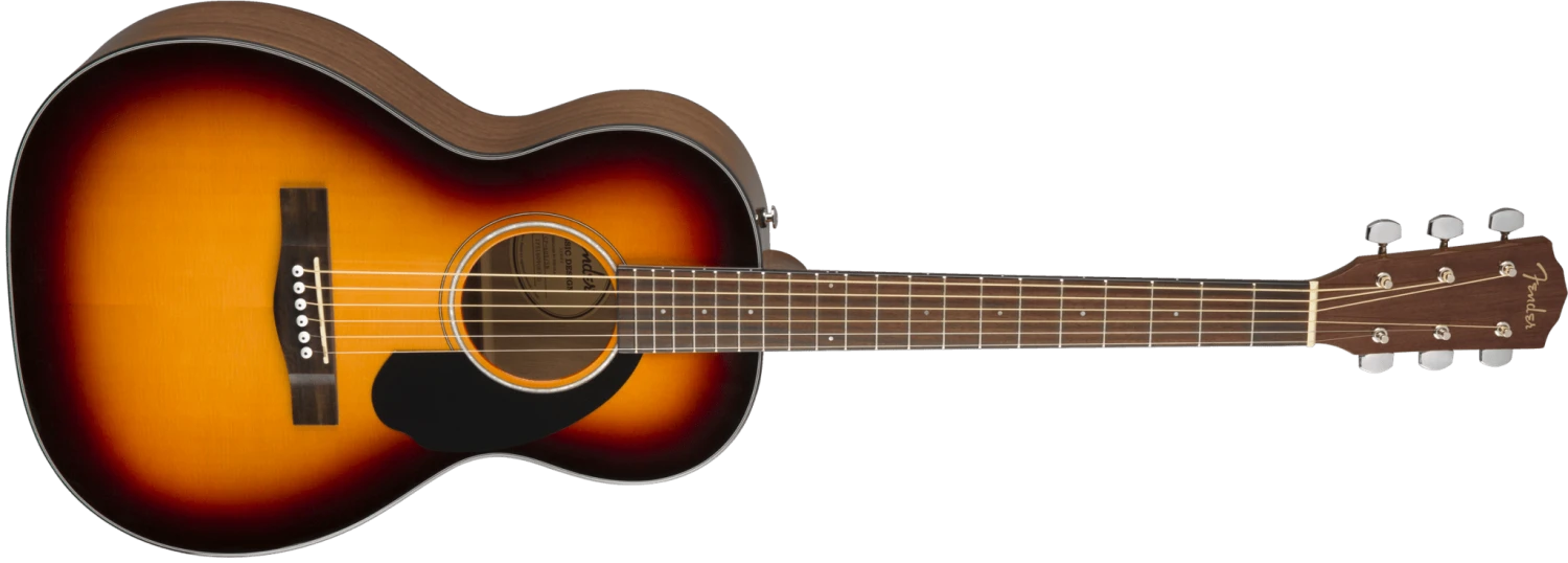 Fender CP-60S Parlor, Walnut Fingerboard, Sunburst 4 Fender CP-60S Parlor, Walnut Fingerboard, Sunburst - Image 4