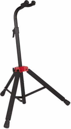 Fender® Deluxe Hanging Guitar Stand, Black/Red