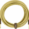 Fender Deluxe Series Instrument Cable, Straight/Straight, 15', Tweed -Faders Music Store fender deluxe series instrument cable straightstraight 15 tweed fmic 720673