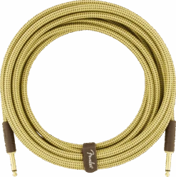 Fender Deluxe Series Instrument Cable, Straight/Straight, Tweed