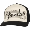 Fender® Electric Hat Black/Cream One Size 2 Fender® Electric Hat Black/Cream One Size -Faders Music Store fender electric hat blackcream one size fmic 594647