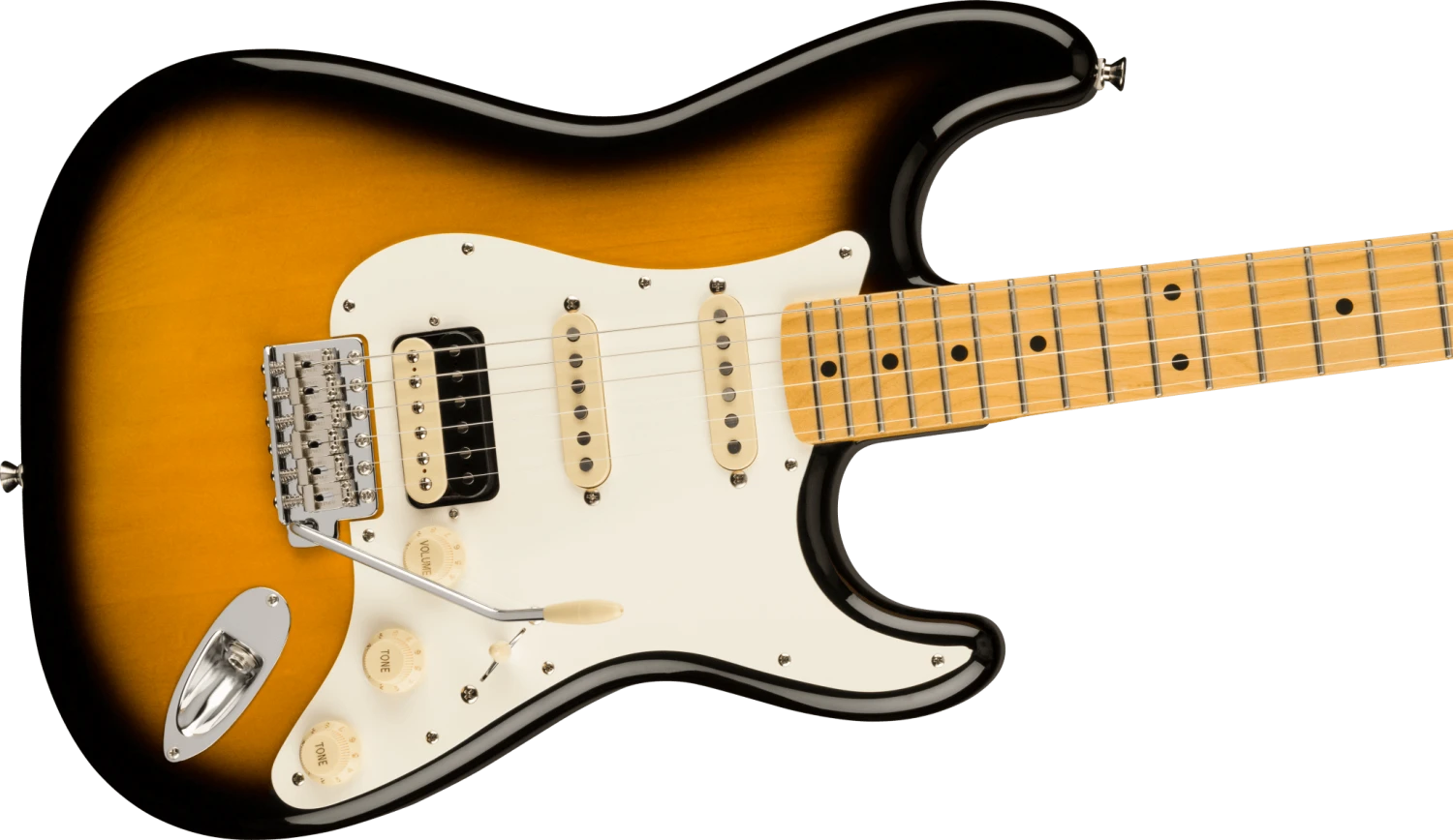 Fender JV Modified '50s Stratocaster® HSS, Maple Fingerboard, 2-Color Sunburst 2 Fender JV Modified '50s Stratocaster® HSS, Maple Fingerboard, 2-Color Sunburst - Image 2