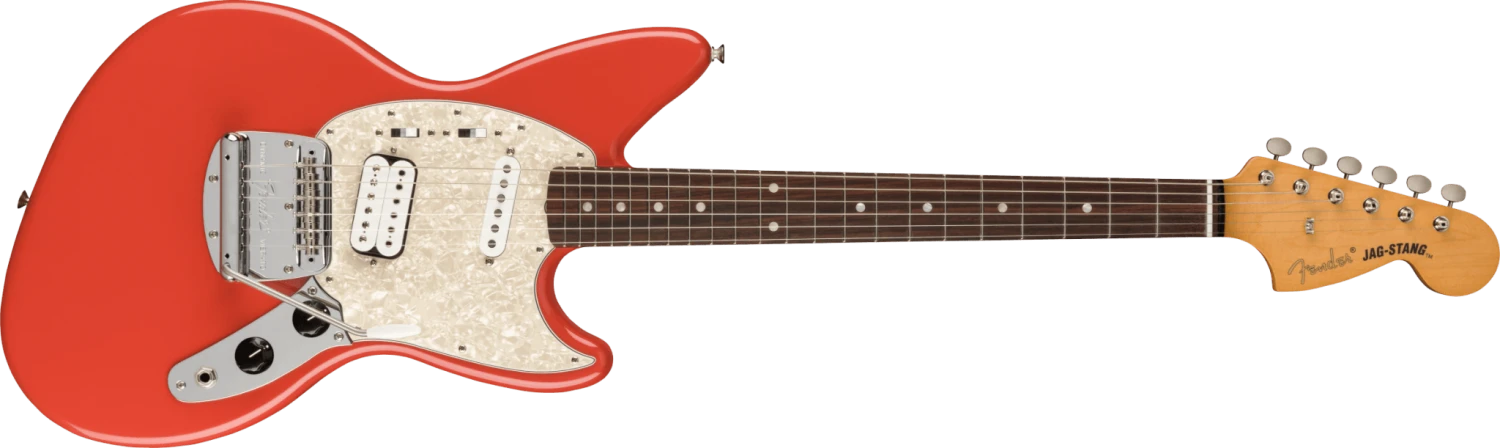Fender Kurt Cobain Jag-Stang®, Rosewood Fingerboard, Fiesta Red 1 Fender Kurt Cobain Jag-Stang®, Rosewood Fingerboard, Fiesta Red