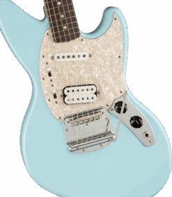 Fender Kurt Cobain Jag-Stang®, Rosewood Fingerboard, Sonic Blue -Faders Music Store fender kurt cobain jag stang rosewood fingerboard sonic blue fmic 189369