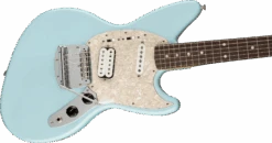 Fender Kurt Cobain Jag-Stang®, Rosewood Fingerboard, Sonic Blue -Faders Music Store fender kurt cobain jag stang rosewood fingerboard sonic blue fmic 824256