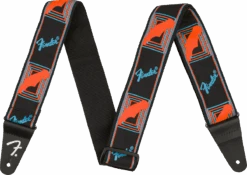 Fender Neon Monogrammed Strap, 2" 7 Fender Neon Monogrammed Strap, 2" -Faders Music Store fender neon monogrammed strap 2 fmic 332006