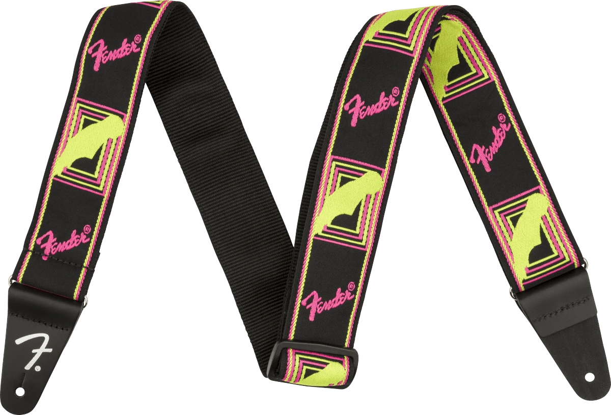 Fender Neon Monogrammed Strap, 2" 3 Fender Neon Monogrammed Strap, 2" - Image 3