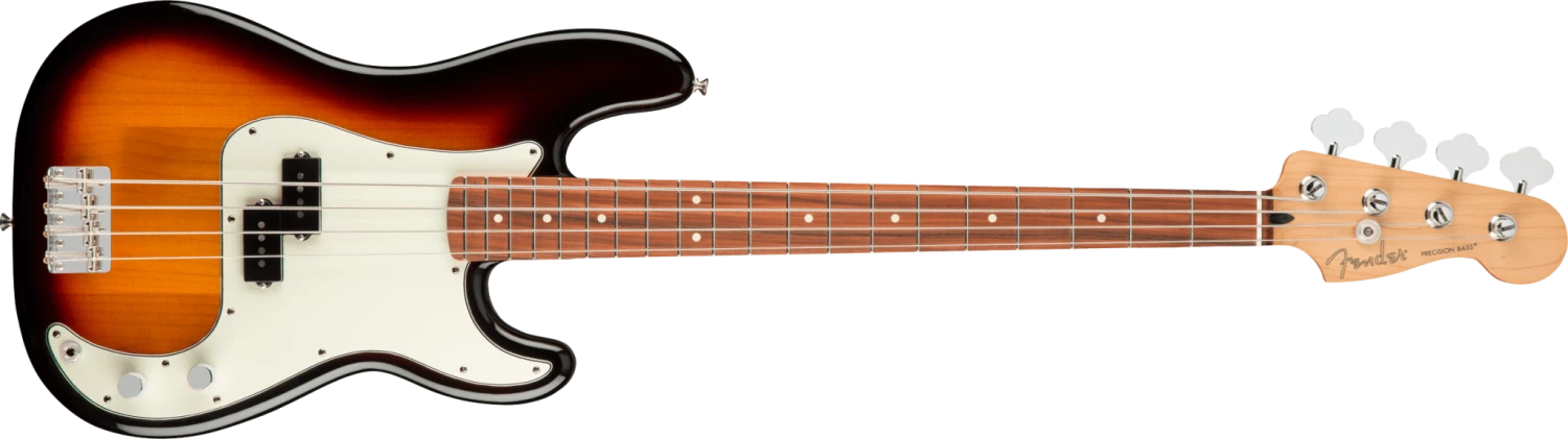 Fender Player Precision Bass®, Pau Ferro Fingerboard, 3-Color Sunburst 1 Fender Player Precision Bass®, Pau Ferro Fingerboard, 3-Color Sunburst