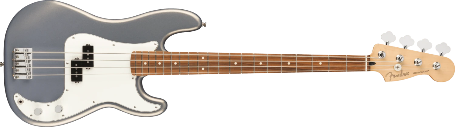 Fender Player Precision Bass®, Pau Ferro Fingerboard, Silver 1 Fender Player Precision Bass®, Pau Ferro Fingerboard, Silver