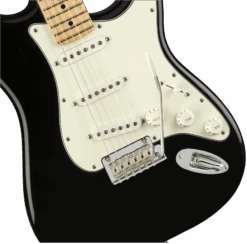 Fender Player Stratocaster, Maple Fingerboard, Black -Faders Music Store fender player stratocaster maple fingerboard black fmic 108301