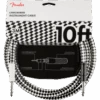 FenderPro 10' Instrument Cable, Checkerboard -Faders Music Store fender pro 10 instrument cable checkerboard fmic 631412