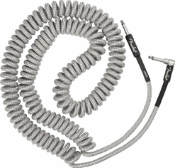 Fender Professional Coil Cable, 30', White Tweed