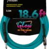 Fender Professional Glow In The Dark Cable, Blue, 18.6' -Faders Music Store fender professional glow in the dark cable blue 186 fmic 566876